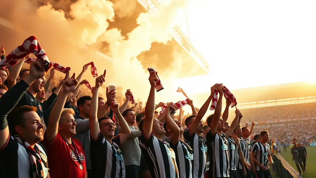 Die Faszination der Stadionrituale: Ein Tag mit den Schwarz-Weißen